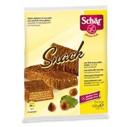 Schar Snack wafers al cioccolato con nocciole senza glutine 3x35g-2