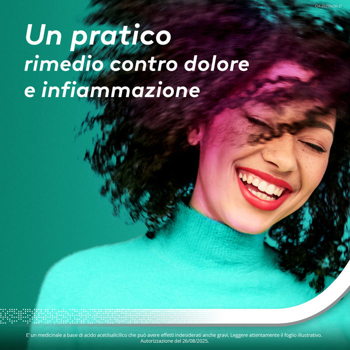Aspirina in Granuli Senz'Acqua Antidolorifico e Antinfiammatorio contro Mal di Testa e Dolore 20 Bst-12