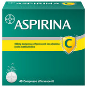 Aspirina C Antinfiammatorio Antidolorifico per Influenza Raffreddore e Febbre con Vitamina C 40 Cpr-0