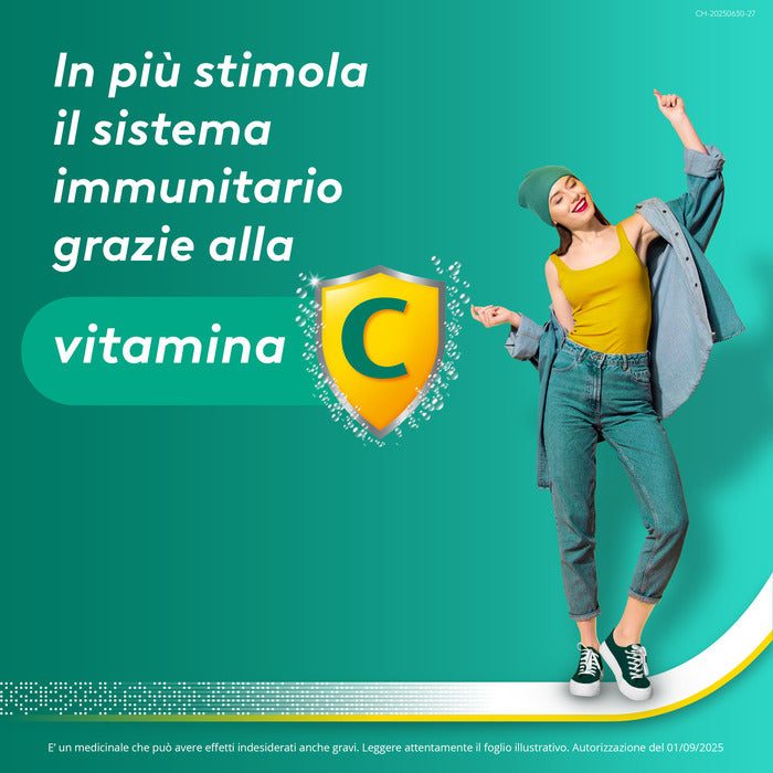Aspirina C Antinfiammatorio Antidolorifico per Influenza Raffreddore e Febbre con Vitamina C 40 Cpr-2