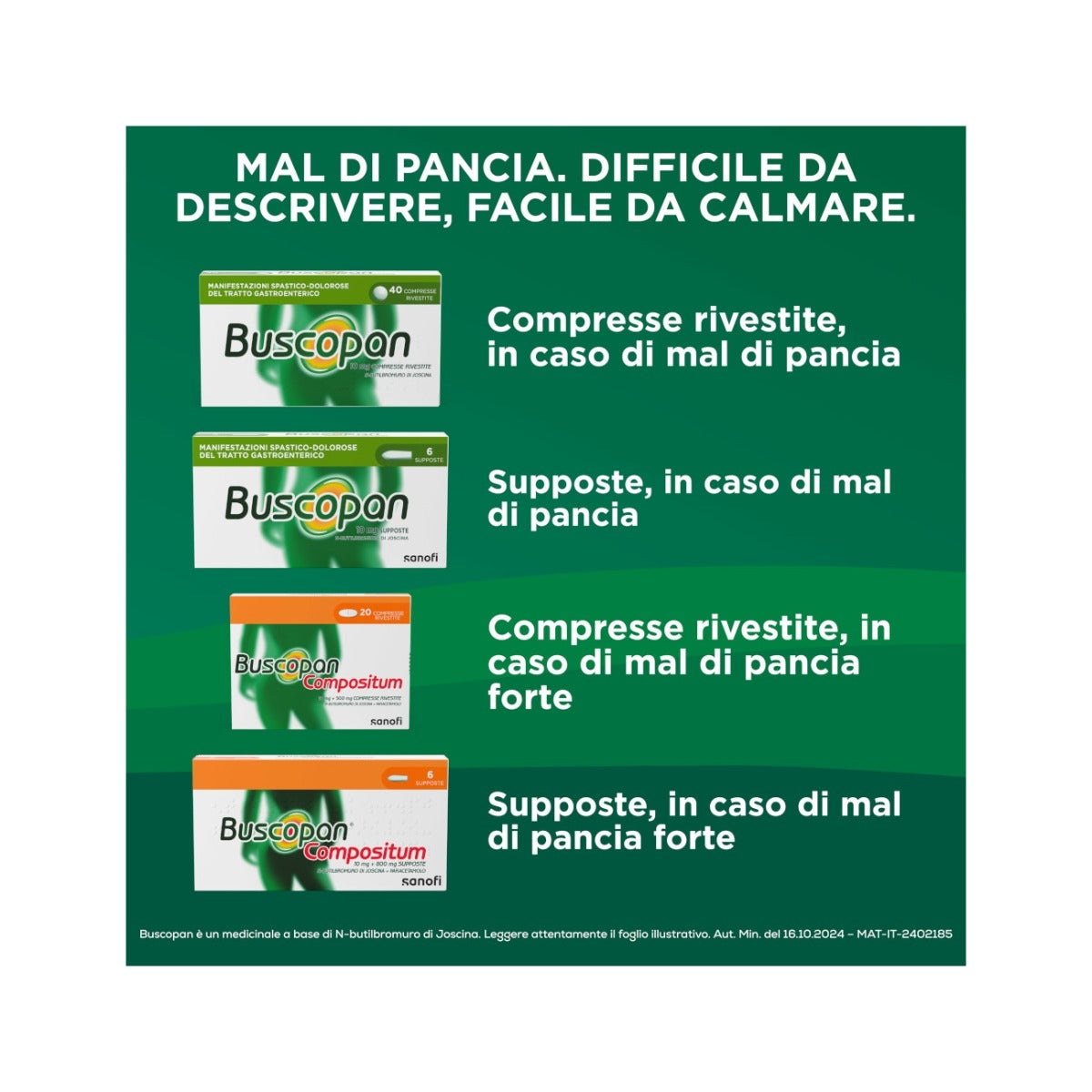 Buscopan Per Mal di Pancia Crampi Dolori Addominali 40 Compresse-7