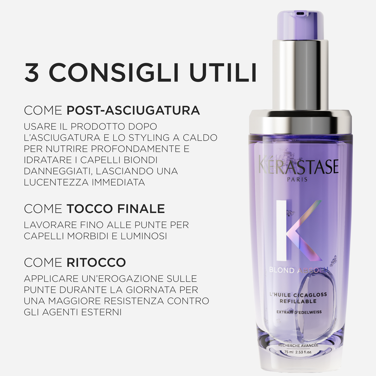 Kérastase Blond Absolu Huile Cicagloss Ricarica