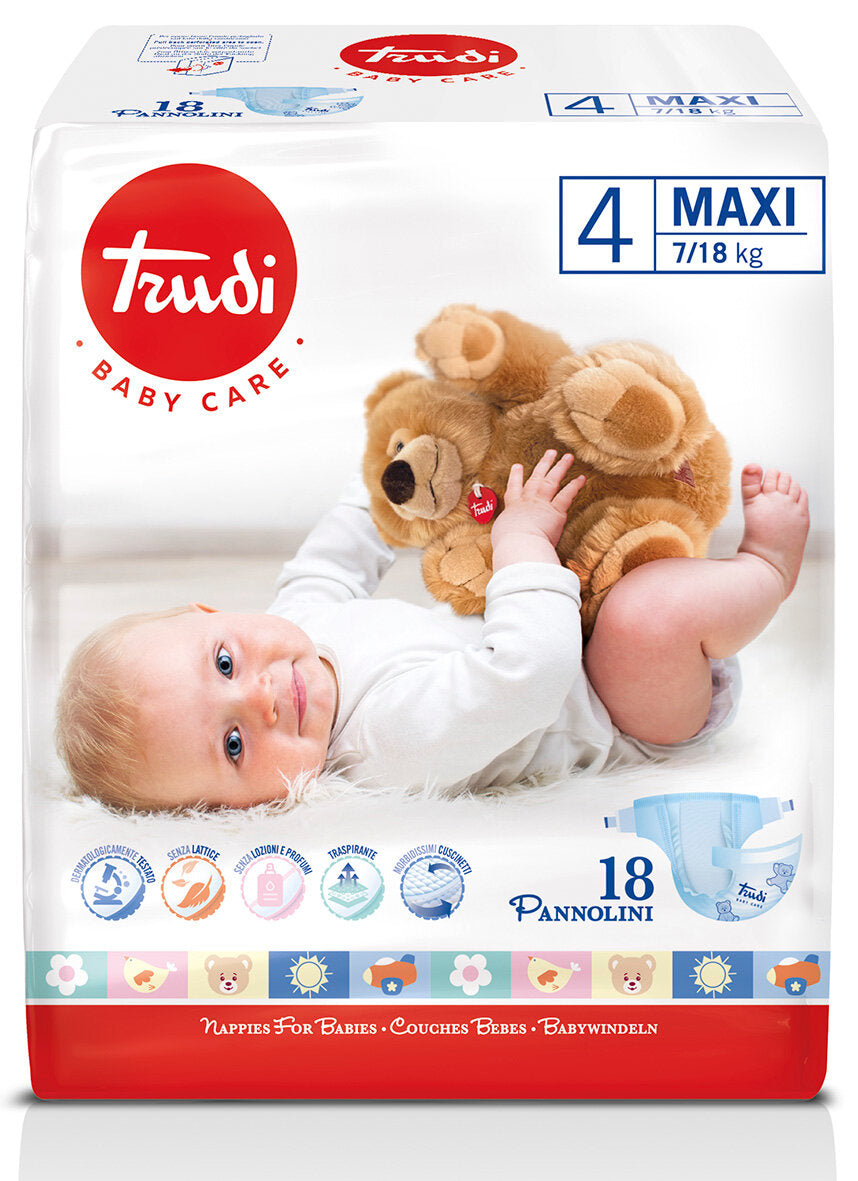 Trudy Baby Care 4 Maxi 7/18 kg 18 pannolini-2