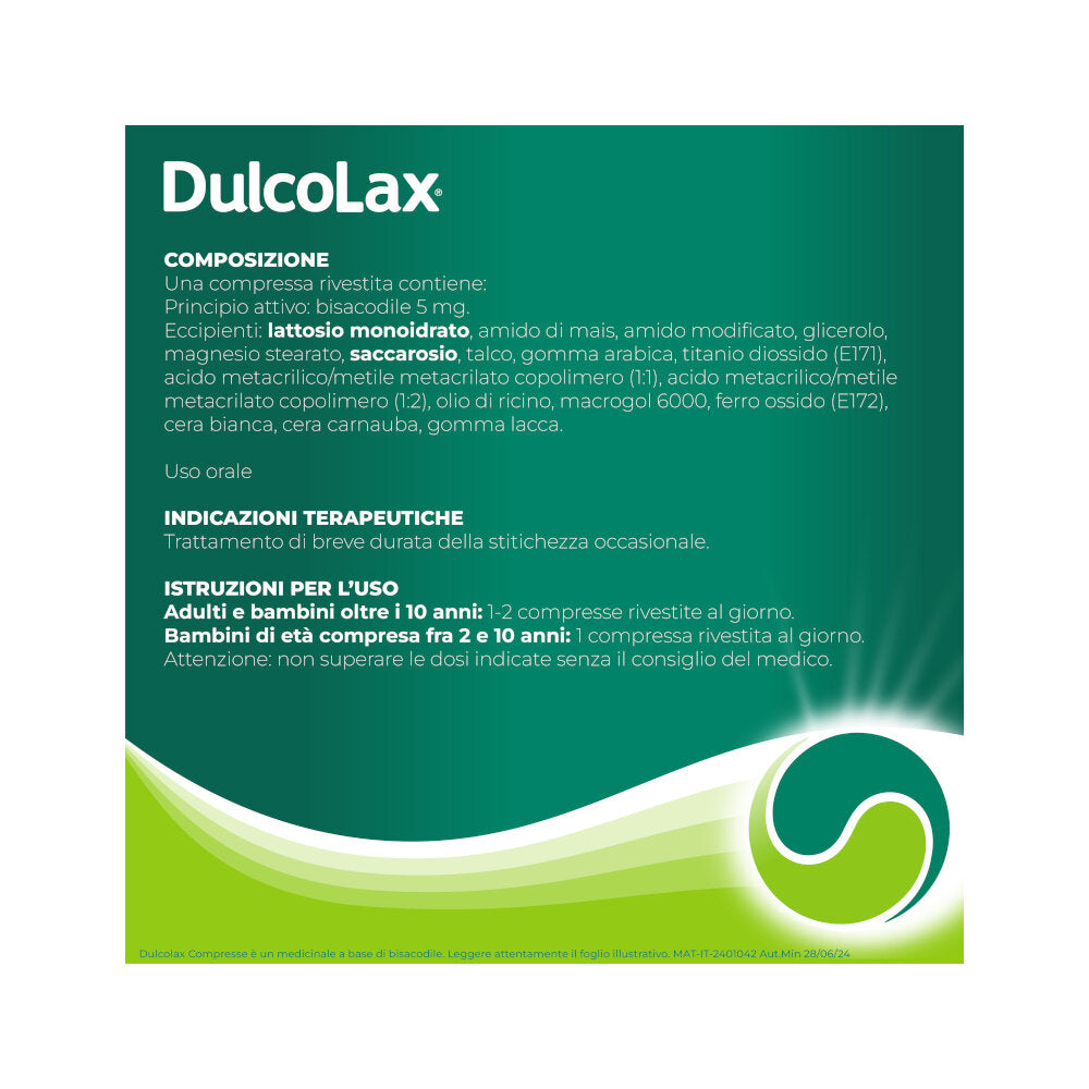 Dulcolax 40 Compresse Rivestite Contro La Stitichezza Occasionale-7