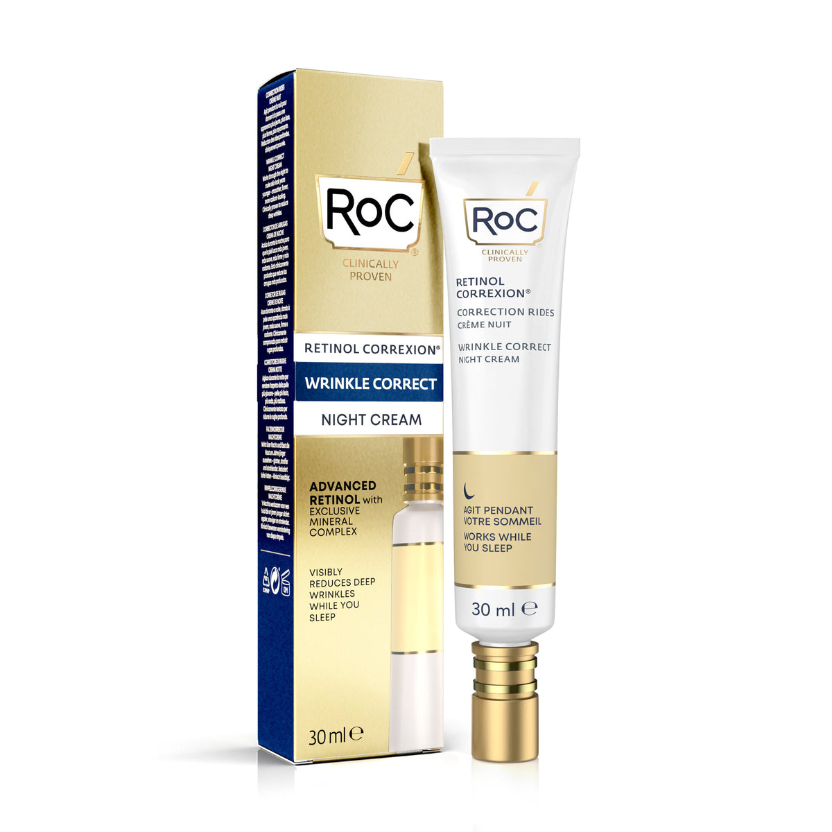 Roc Retinol Correxion Crema anti rughe Intensiva Notte 30ml-2