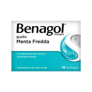 Benagol Antisettico per Bocca e Gola 24 Pastiglie Menta Fredda Senza Zucchero-1