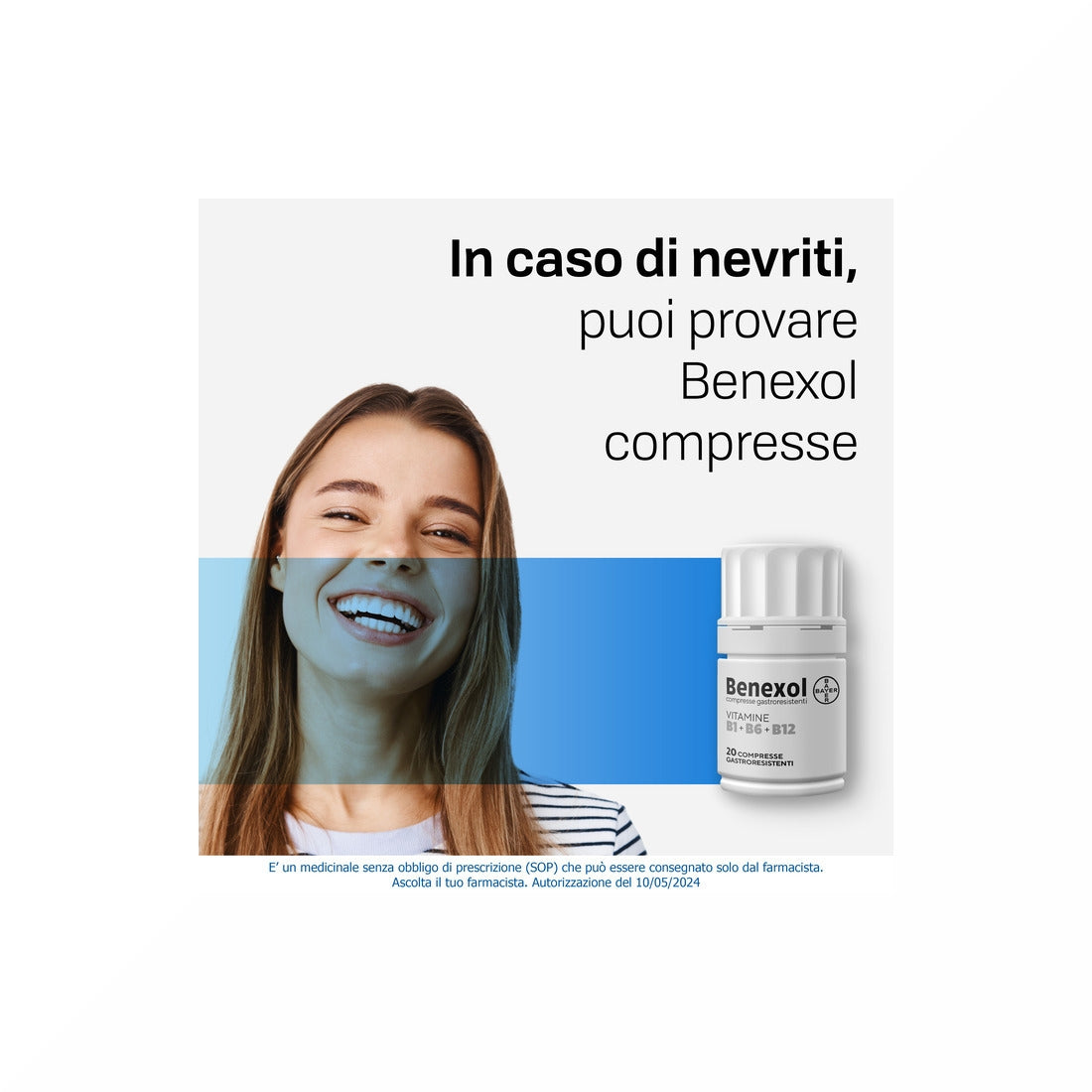 Benexol Trattamento per Carenza di Vitamine Gruppo B con Vitamina B1 B6 B12 20 Cpr Gastroresistenti-21