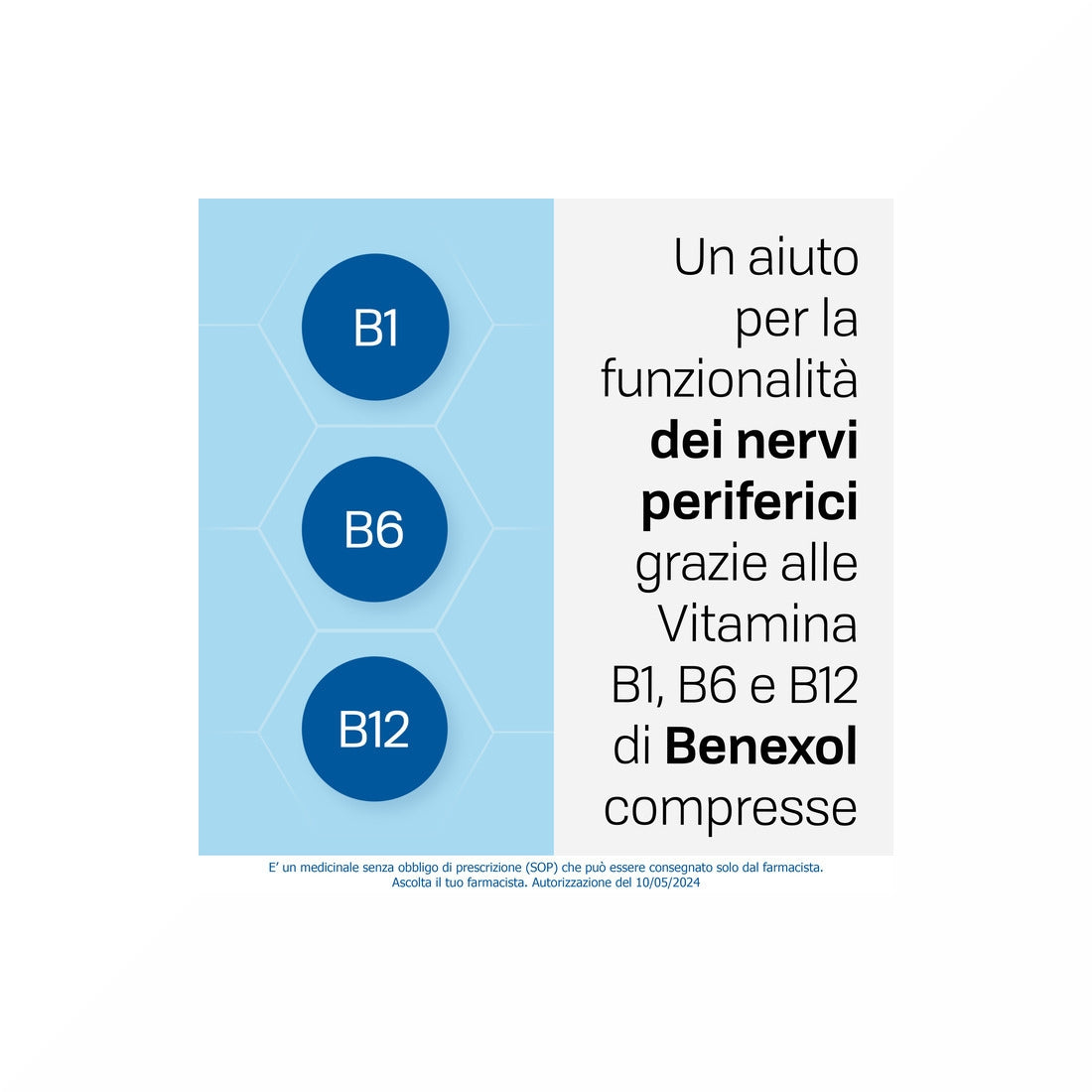 Benexol Trattamento per Carenza di Vitamine Gruppo B con Vitamina B1 B6 B12 20 Cpr Gastroresistenti-23