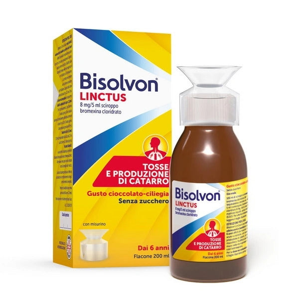 Bisolvon Linctus Sciroppo per Tosse Grassa 200 ml-1