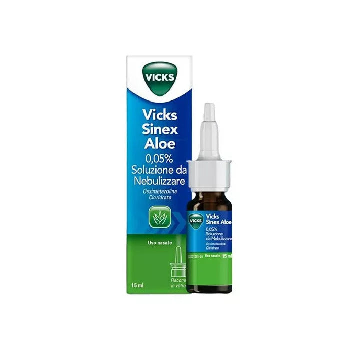 Vicks Sinex Spray Nasale Per Naso Chiuso Con Aloe Vera 15ml-0