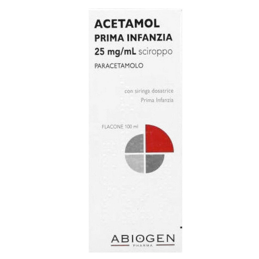Acetamol Prima Infanzia Paracetamolo Sciroppo 25 mg/mL 100ml-2