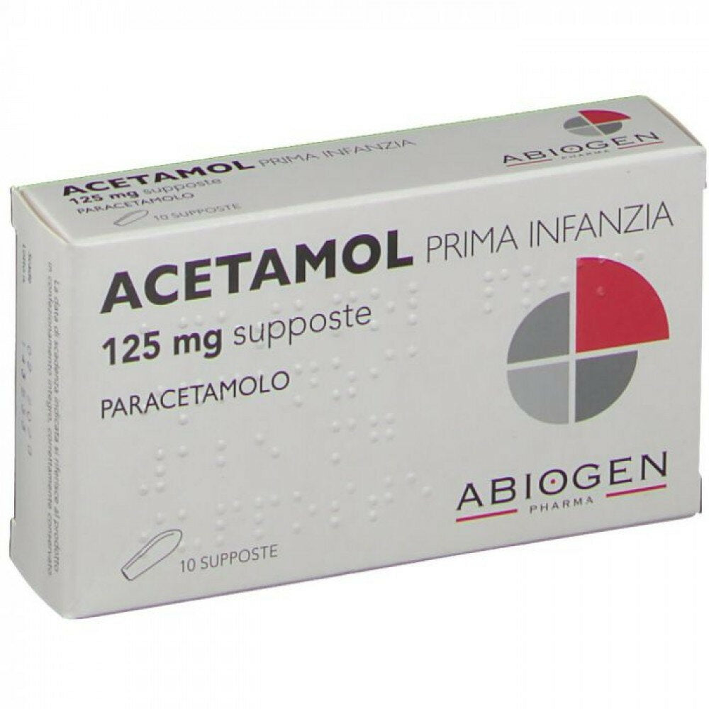 Acetamol Prima Infanzia 10 Supposte 125mg-1