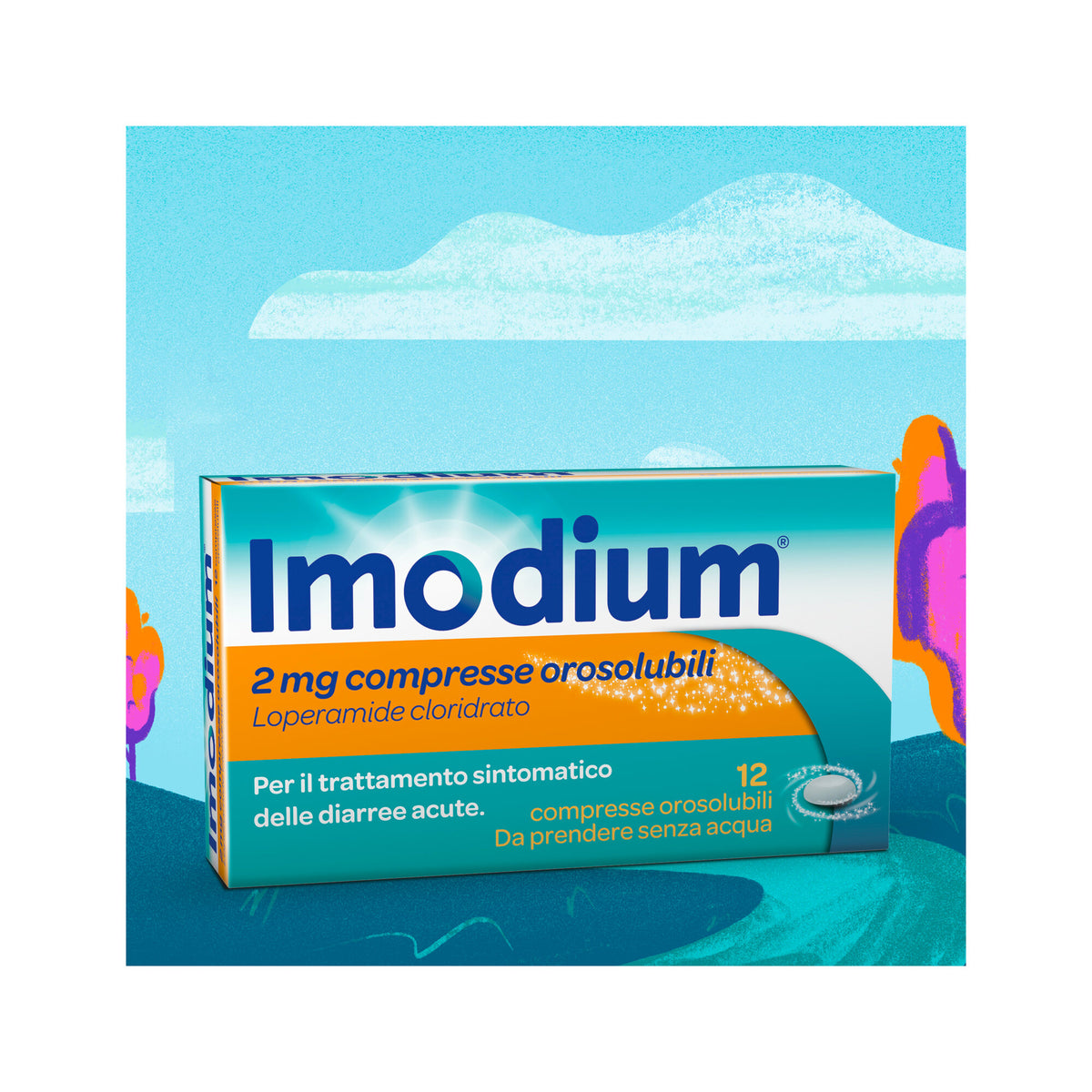 Imodium Diarrea Acuta 12 Compresse Orosolubili-2