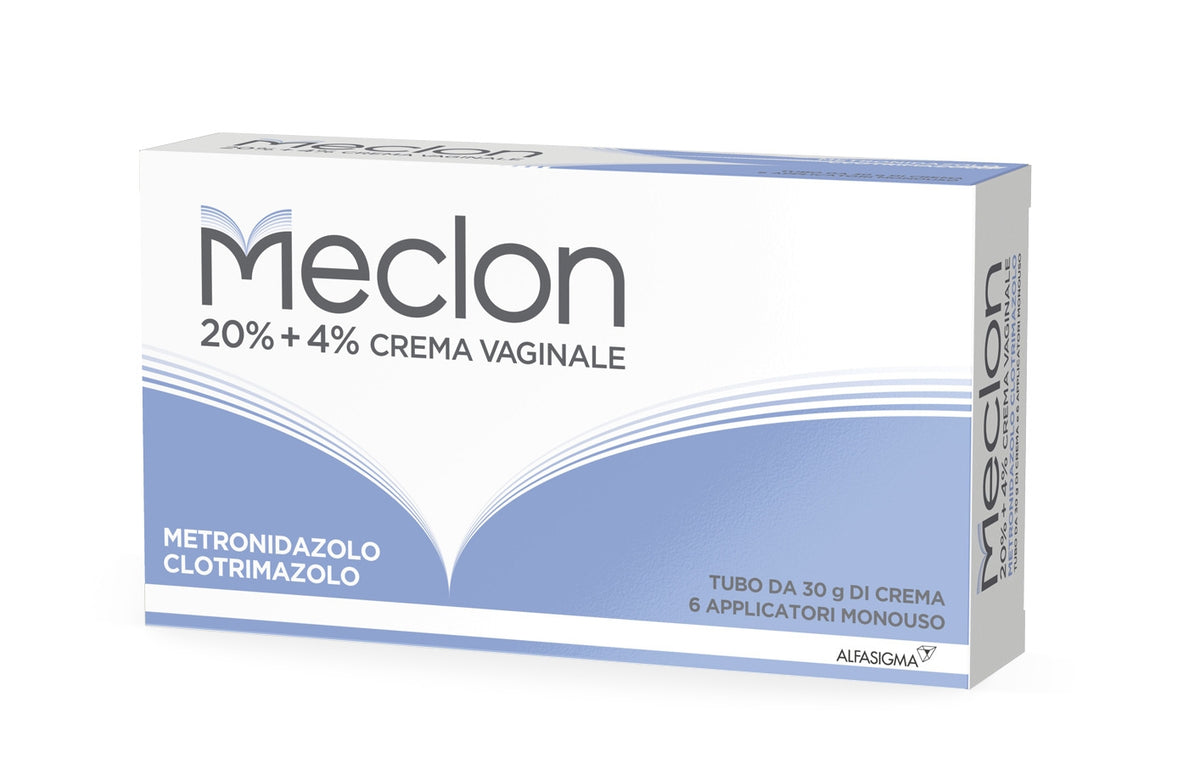 Meclon Crema Vaginale 30g 20 %+ 4 % + 6 Applicatori-0