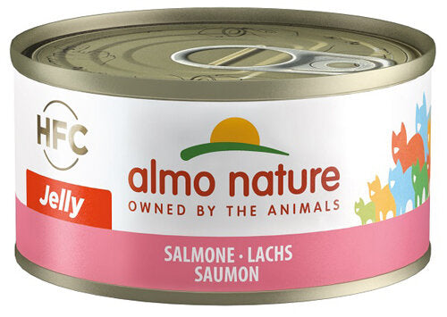Almo Nature HFC Jelly Cibo Umido Salmone Per Gatti Adulti Lattina 70g-2
