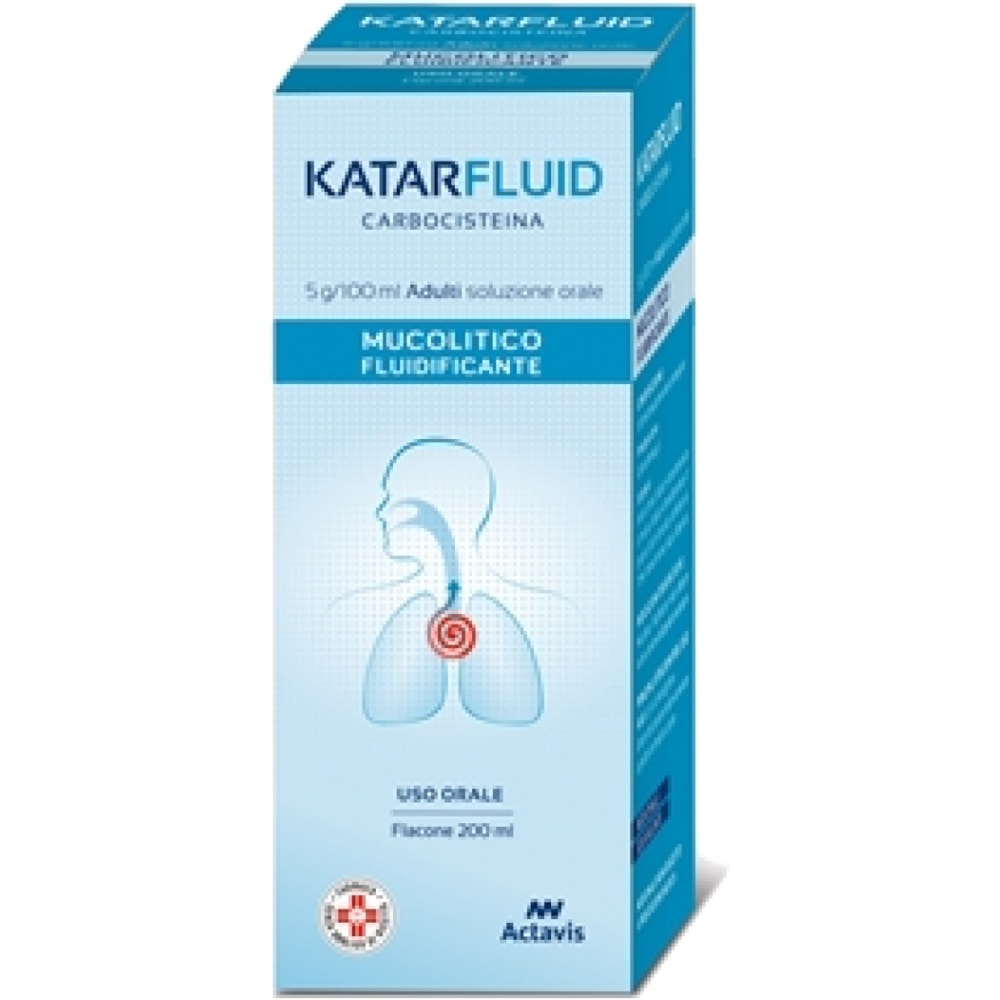Katarfluid Adulti Orale Soluzione 200ml 5g/100ml