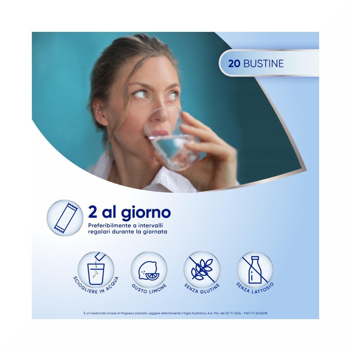 Mag2 Magnesio Pidolato per Stanchezza e Debolezza Muscolare 20 bustine-12