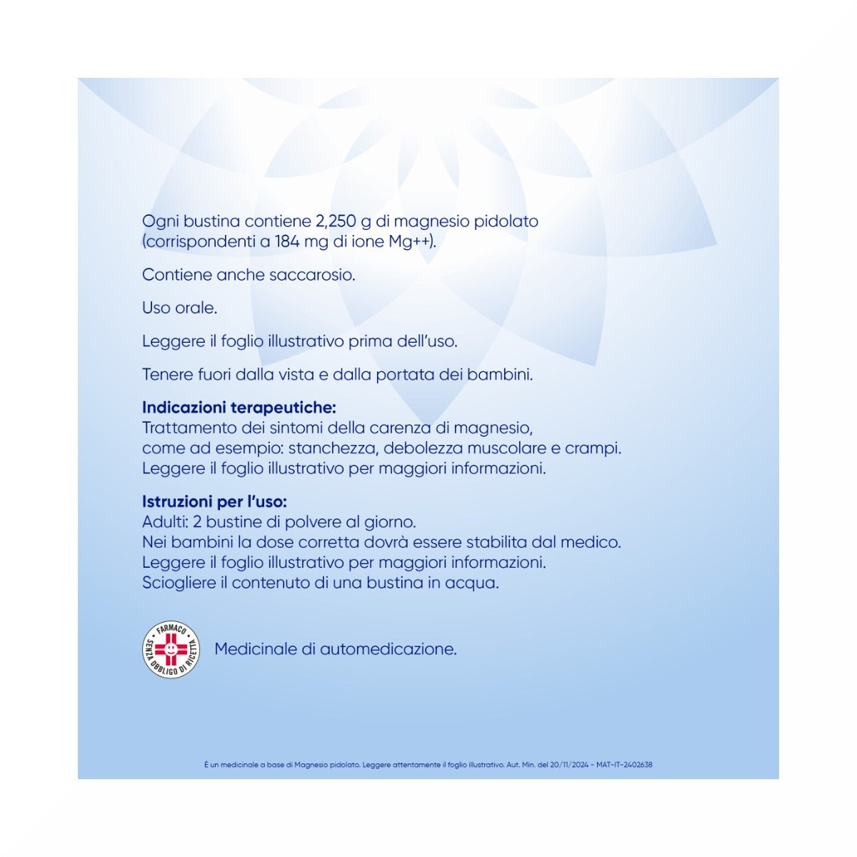Mag2 Magnesio Pidolato per Stanchezza e Debolezza Muscolare 20 bustine-15