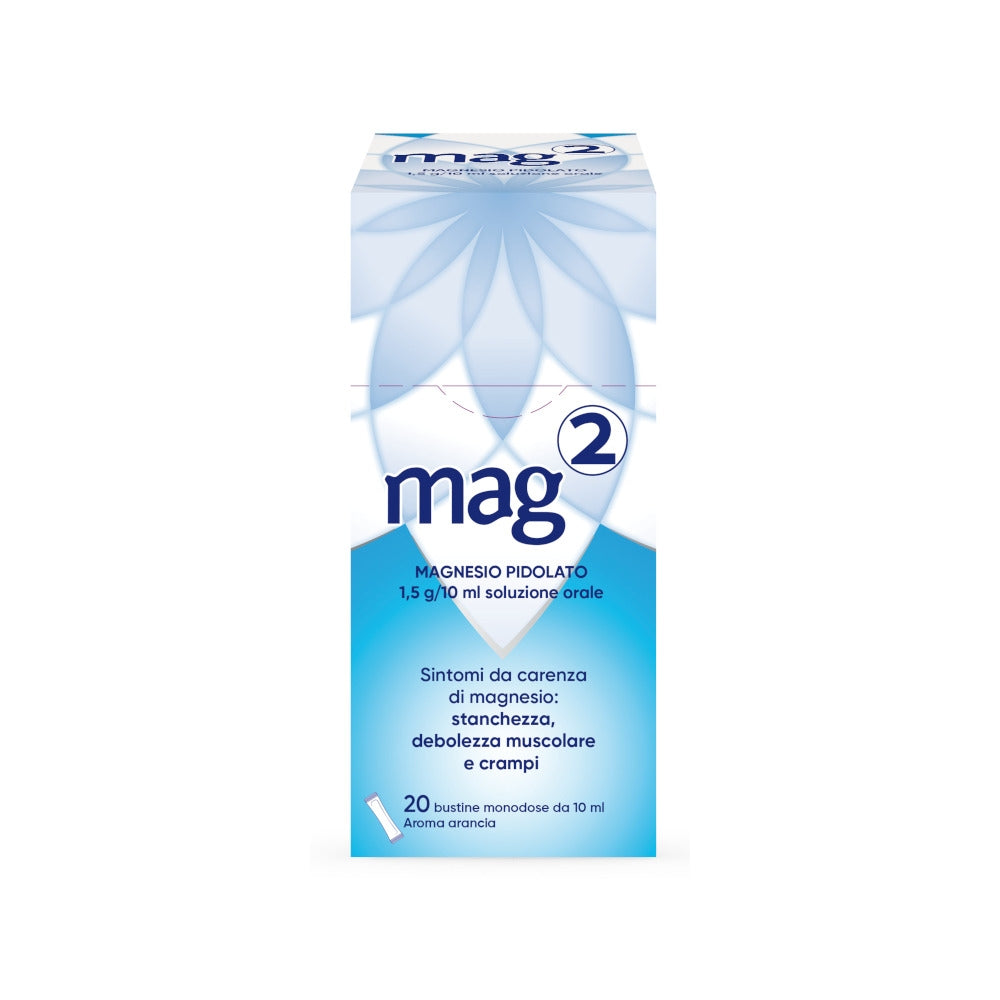 Mag2 Magnesio per soluzione orale 20 bustine monodose-8