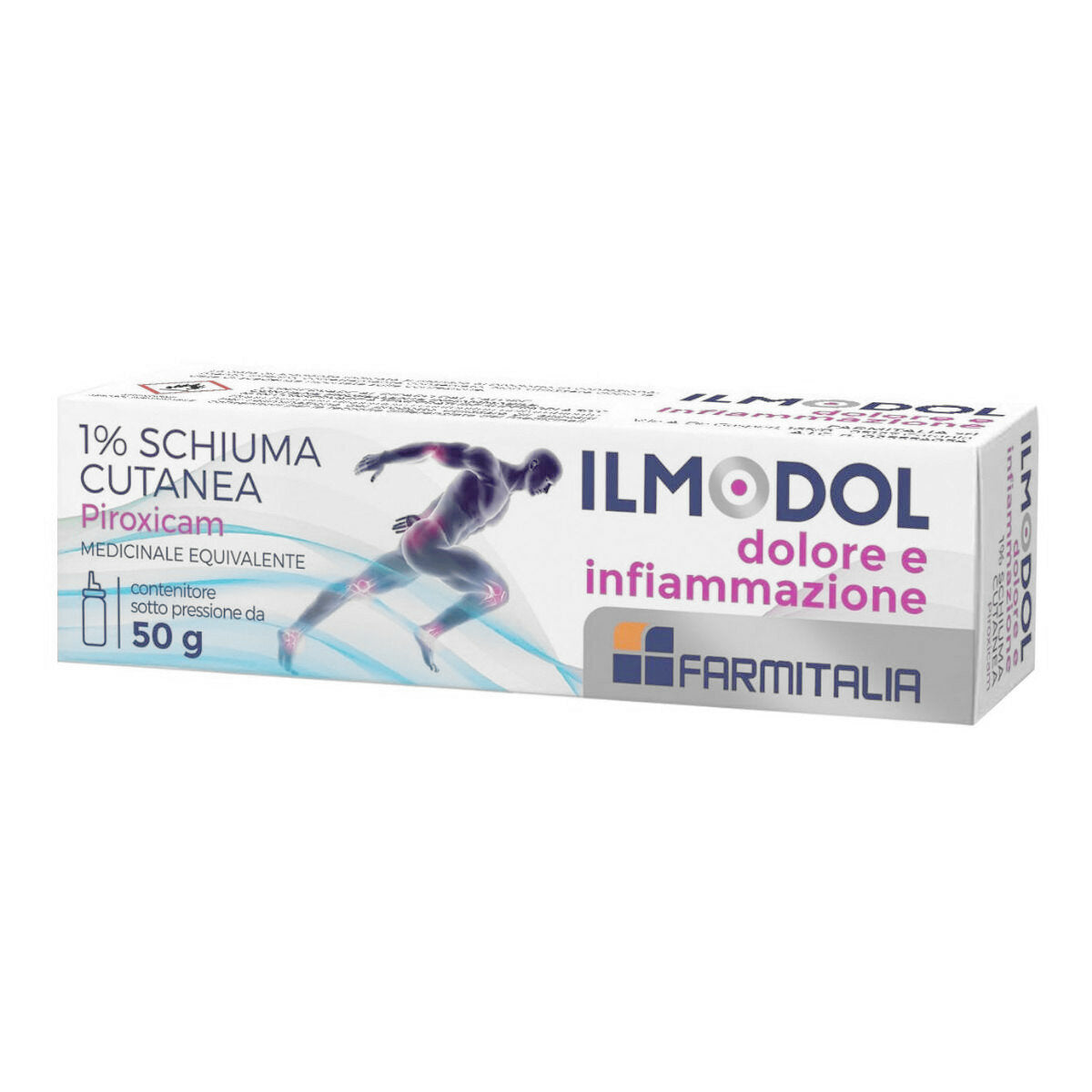 IlModol Schiuma Cutanea per dolore e infiammazione 50g-2