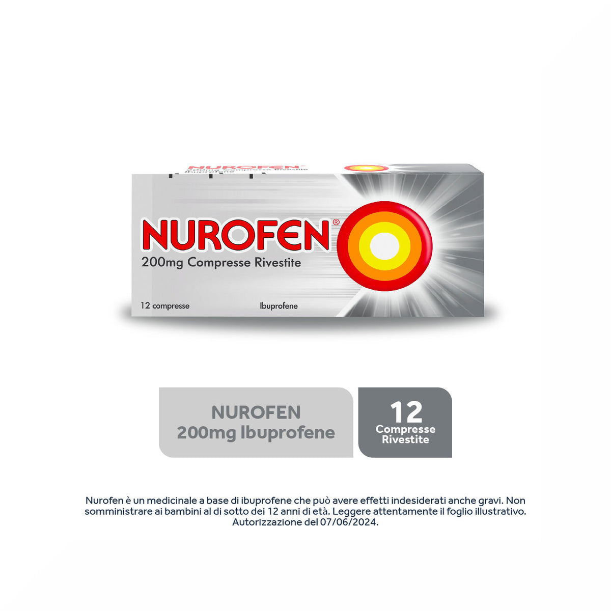 Nurofen 200mg antinfiammatorio 12 compresse rivestite-16