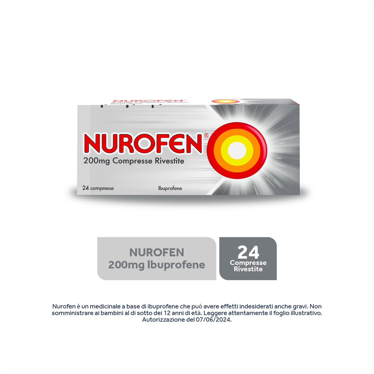 Nurofen 200mg antinfiammatorio 24 compresse rivestite-16
