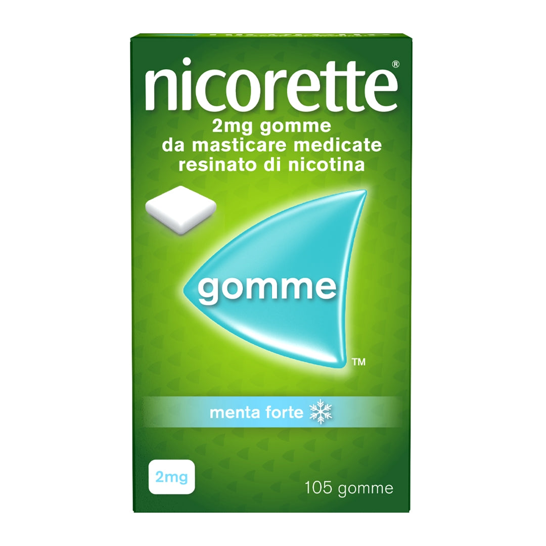 Nicorette 105 Gomme Masticabili 2mg Menta - Sollievo Fumo-5
