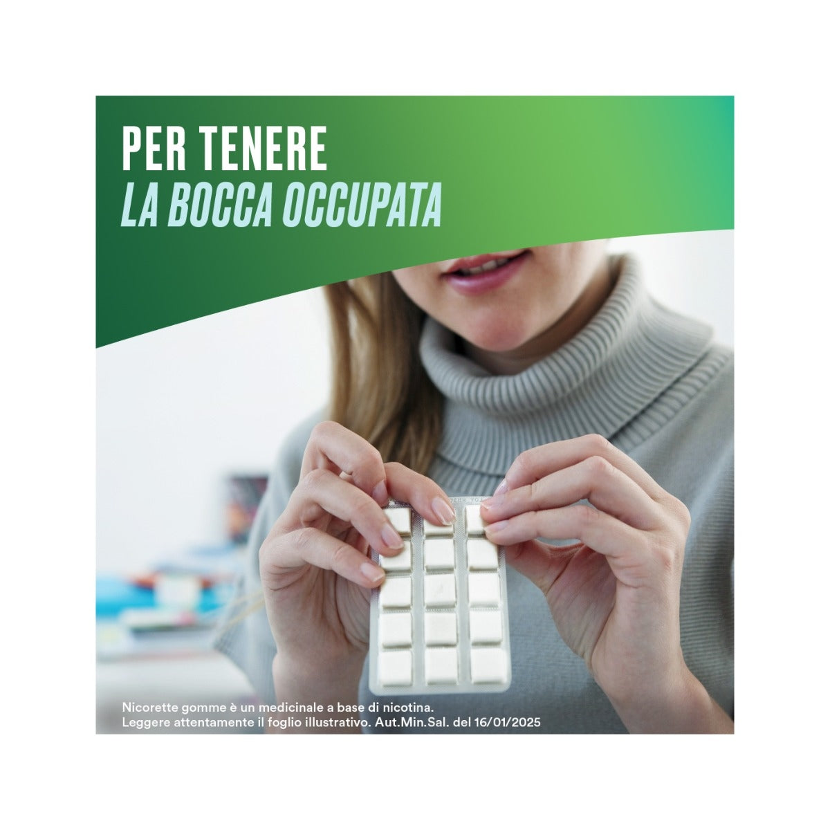 Nicorette 4mg Gomme 105 gomme da masticare medicate gusto menta-3