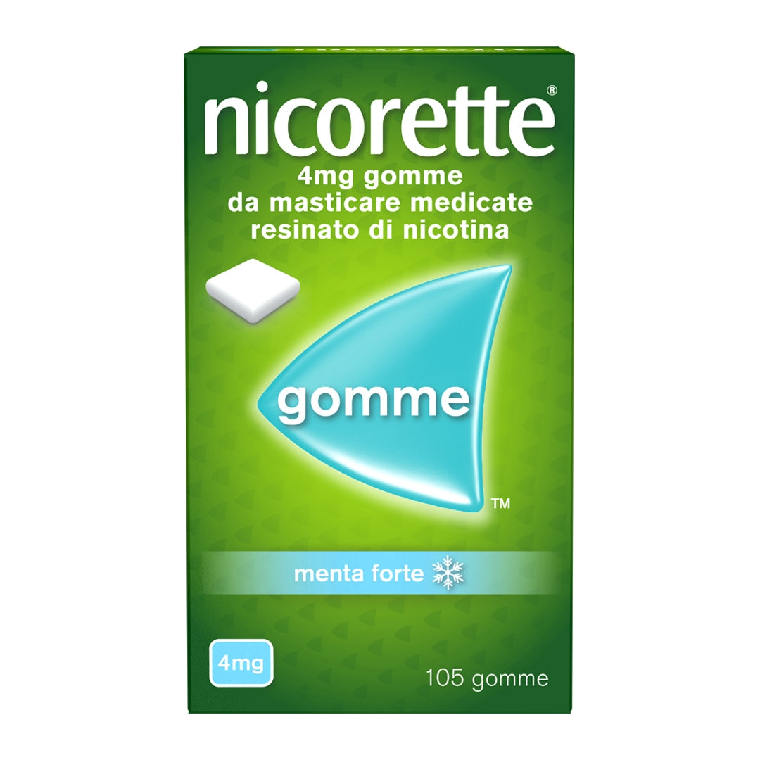Nicorette 4mg Gomme 105 gomme da masticare medicate gusto menta-1