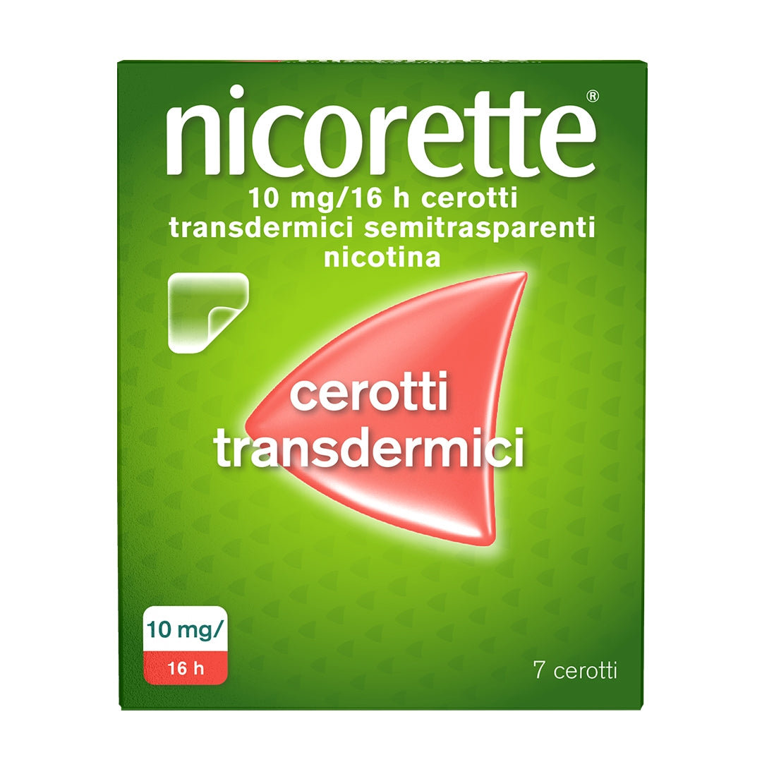 Nicorette 7 Cerotti Transdermici 10 mg Smettere di Fumare-2