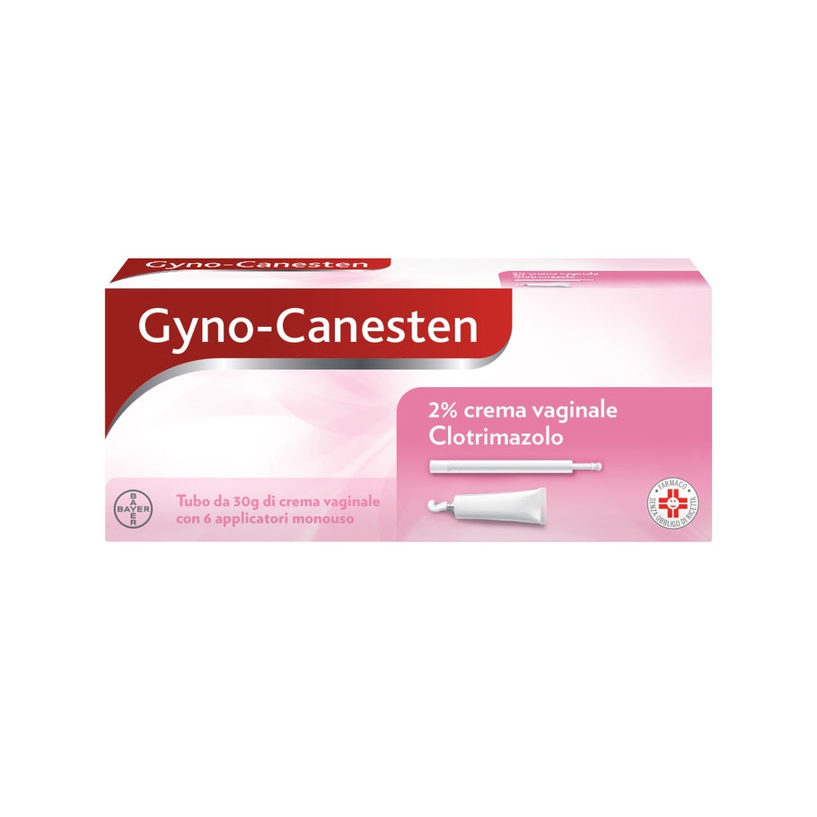 Gyno-Canesten Crema Intima Trattamento Sintomi Candida contro Prurito, Bruciore Intimo e Perdite 30g-1