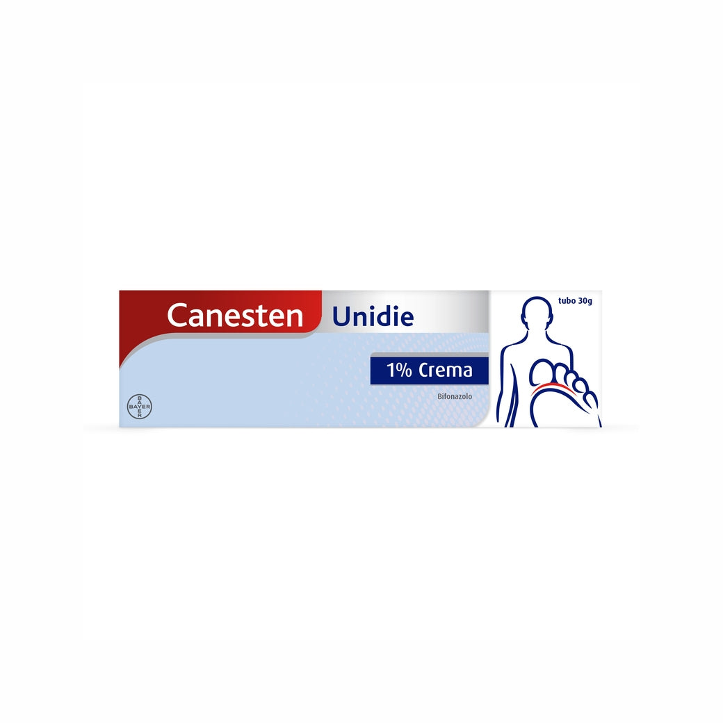 Canesten Unidie Crema Antimicotico Antifungino contro Funghi Micosi Piede d'Atleta Tubo 30g-6