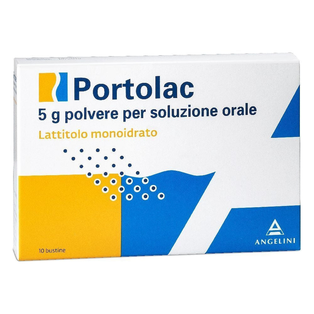 Portolac polvere per soluzione orale utile in caso di stitichezza occasionale 10 bustine-3