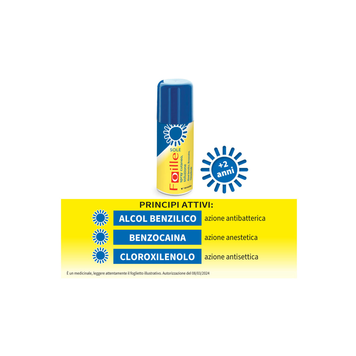 Foille Sole Spray per ustioni solari ed eritemi 70g-7