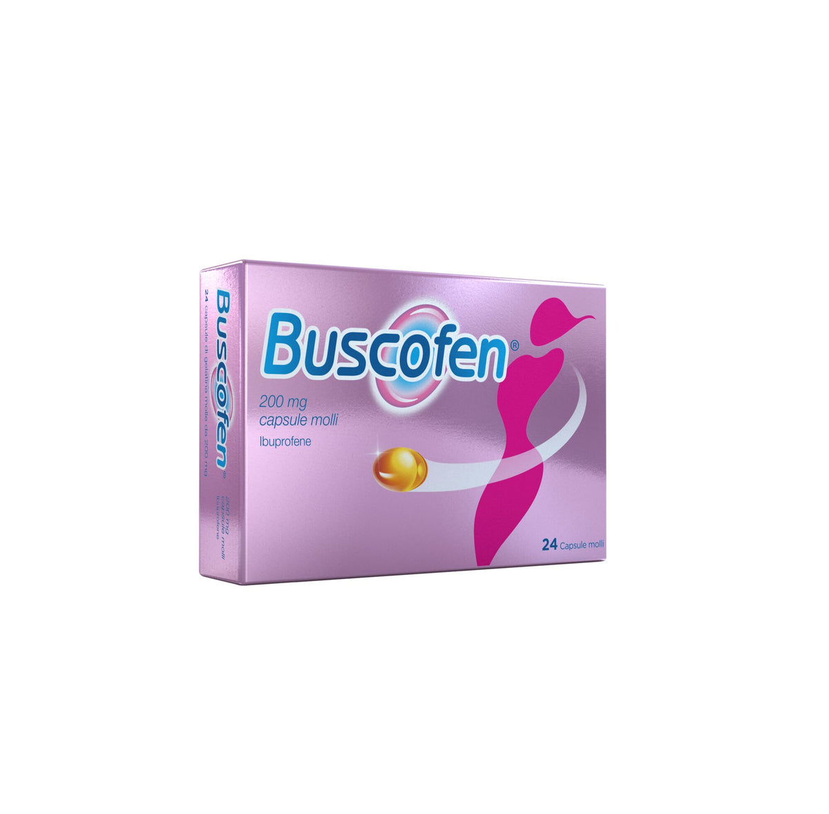 Buscofen 200mg Con Ibuprofene Analgesico Contro Dolori Da Ciclo 24 Capsule Molli-14