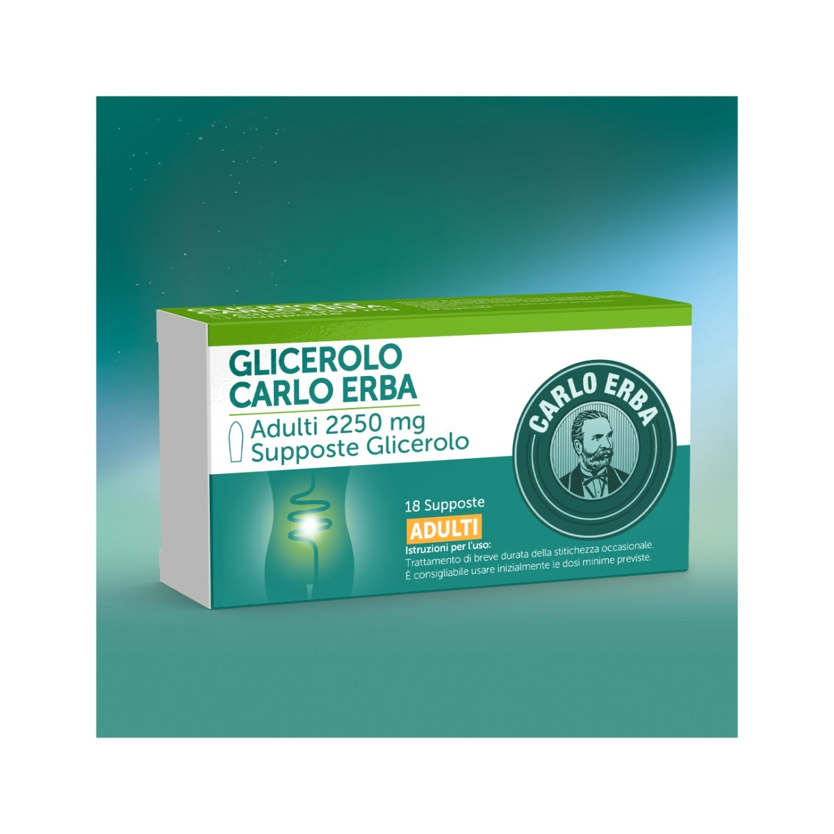 Glicerolo Carlo Erba 18 Supposte Adulti 2250mg-4
