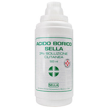 Sella Acido Borico 3% Soluzione cutanea 500ml-2