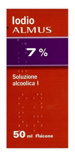 Iodio Almus 7%/5% Soluzione Cutanea Alcoolica 1 Flacone 25 ml-0