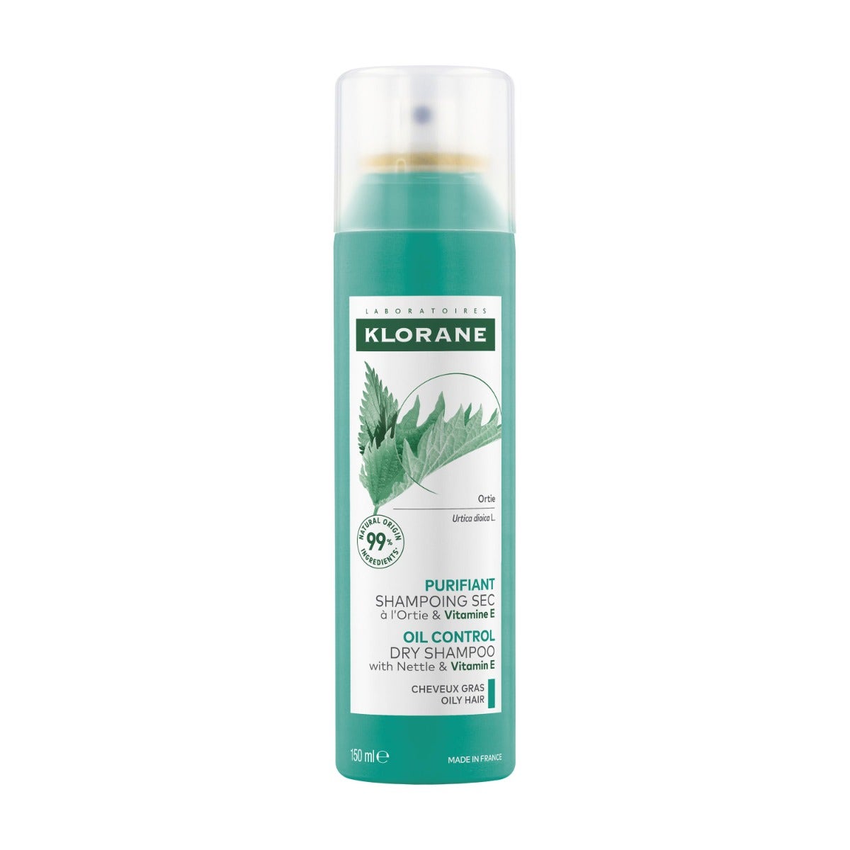 Klorane Shampoo Secco Ortica 150 ml-1