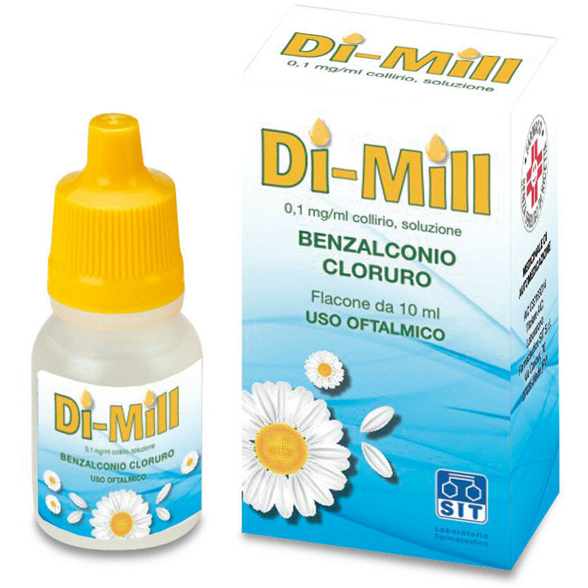 Di-Mill Collirio 0,1 mg/ml Benzalconio Cloruro 10 ml-2