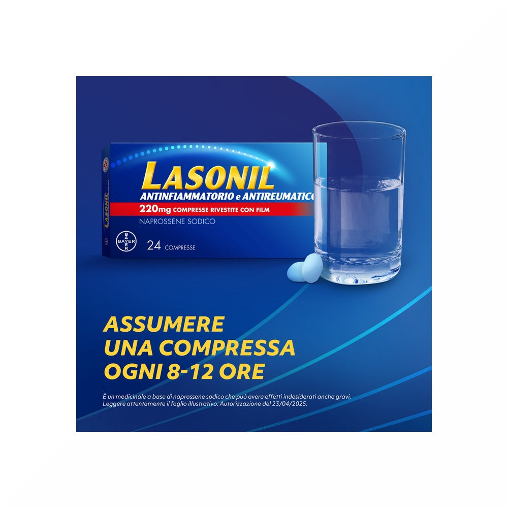 Lasonil Antinfiammatorio e Antireumatico 2250mg 24 compresse rivestite-16