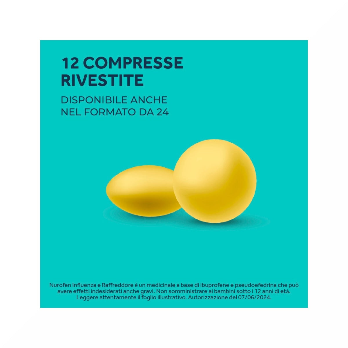 Nurofen Influenza e raffreddore 200mg+30mg 12 compresse rivestite-24
