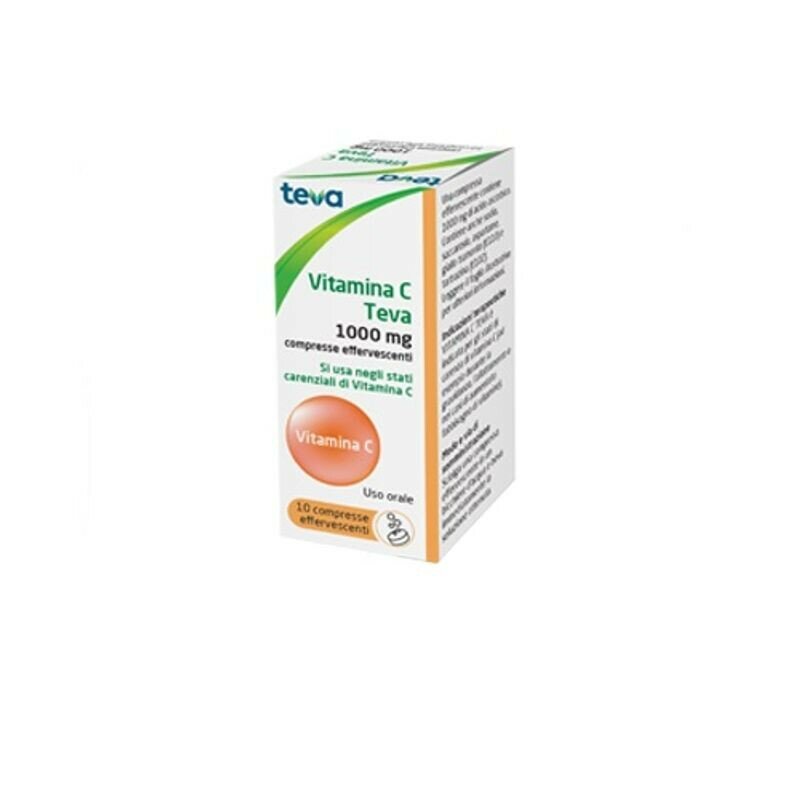 Teva Vitamina C 1000 mg compresse effervescenti-1