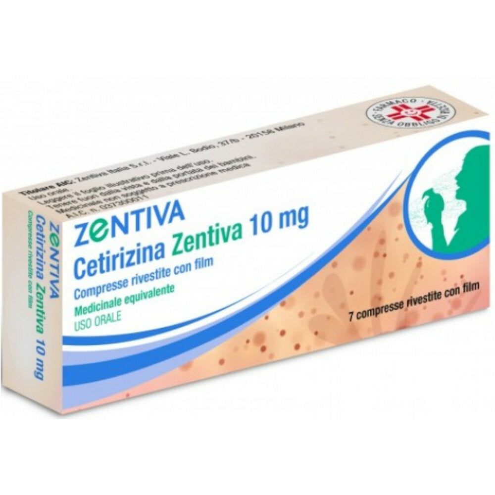 Zentiva Cetirizina 10mg 7 compresse rivestite-1