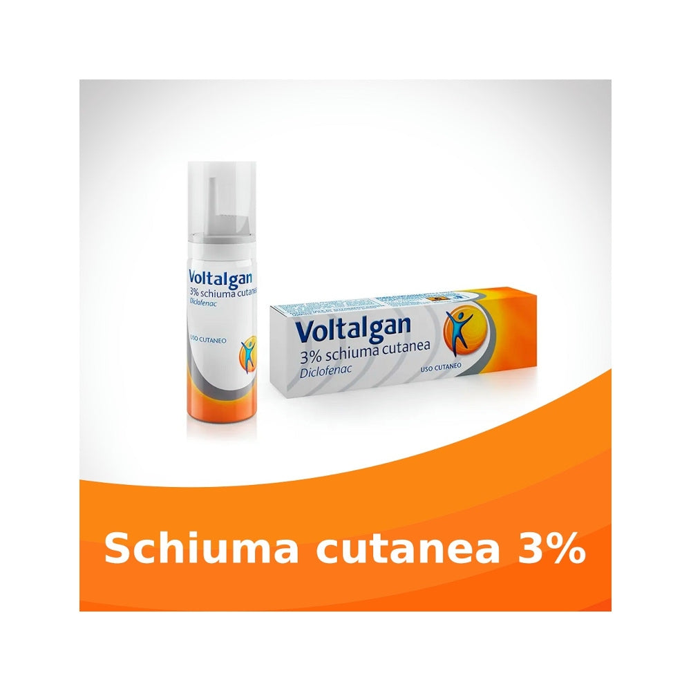 Voltalgan Antinfiammatorio Schiuma Cutanea 3% Diclofenac Distorsioni Strappi Muscolari 50ml-4