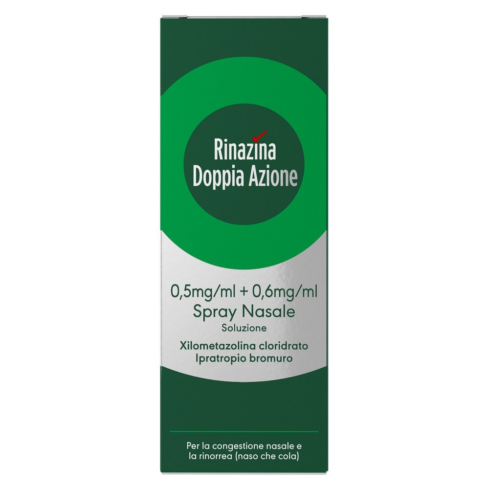 Rinazina Doppia Azione Spray Nasale Decongestionate Libera il Naso Chiuso dal Raffreddore 10 ml-3
