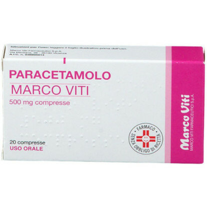 Marco Viti Paracetamolo 500mg 20 compresse-2