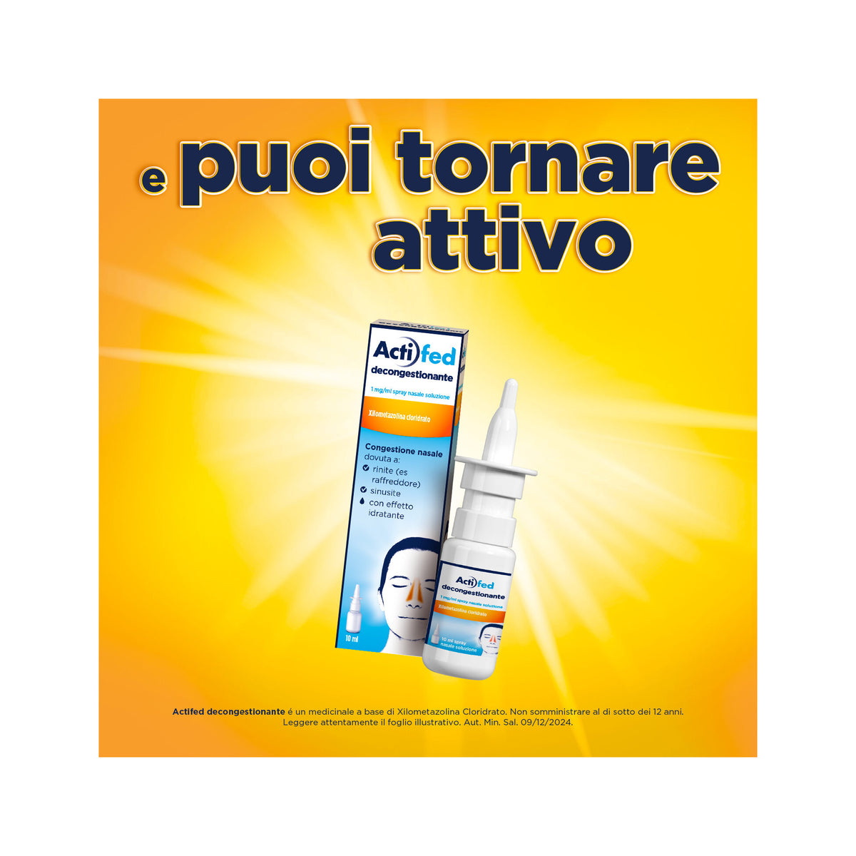 Actifed Decongestionante Spray Nasale Rinite e Sinusite-6