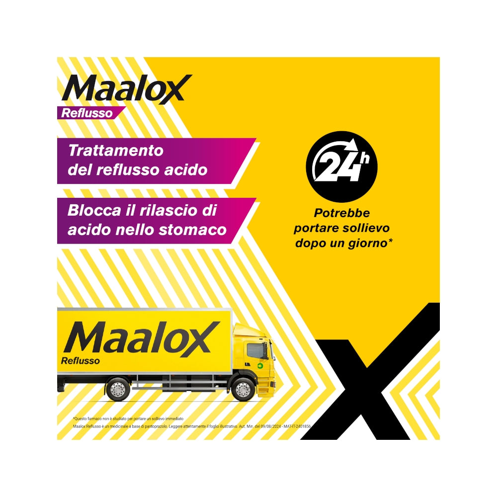 Maalox Reflusso Contro Reflusso Acido 14 Compresse-9