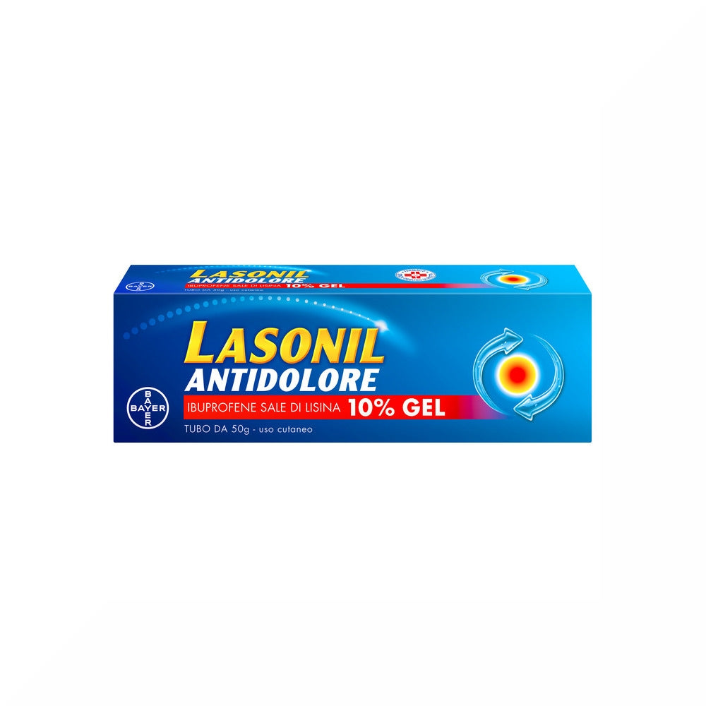 Lasonil Antidolore Gel Dolori Muscolari e Articolari Ibuprofene Sale di Lisina 10% 50gr-10